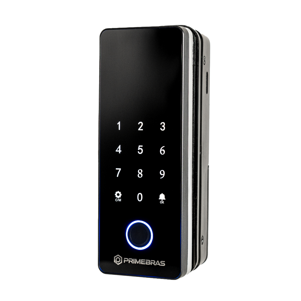 Fechadura Digital Bluetooth Primebras Athenas Vidro PV4003BLE