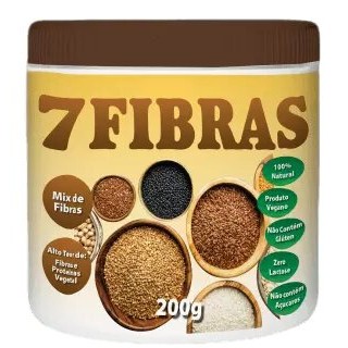 7 Fibras 200g - Mix de Fibras Vegetais – Vários Sabores em Oferta na Shopee