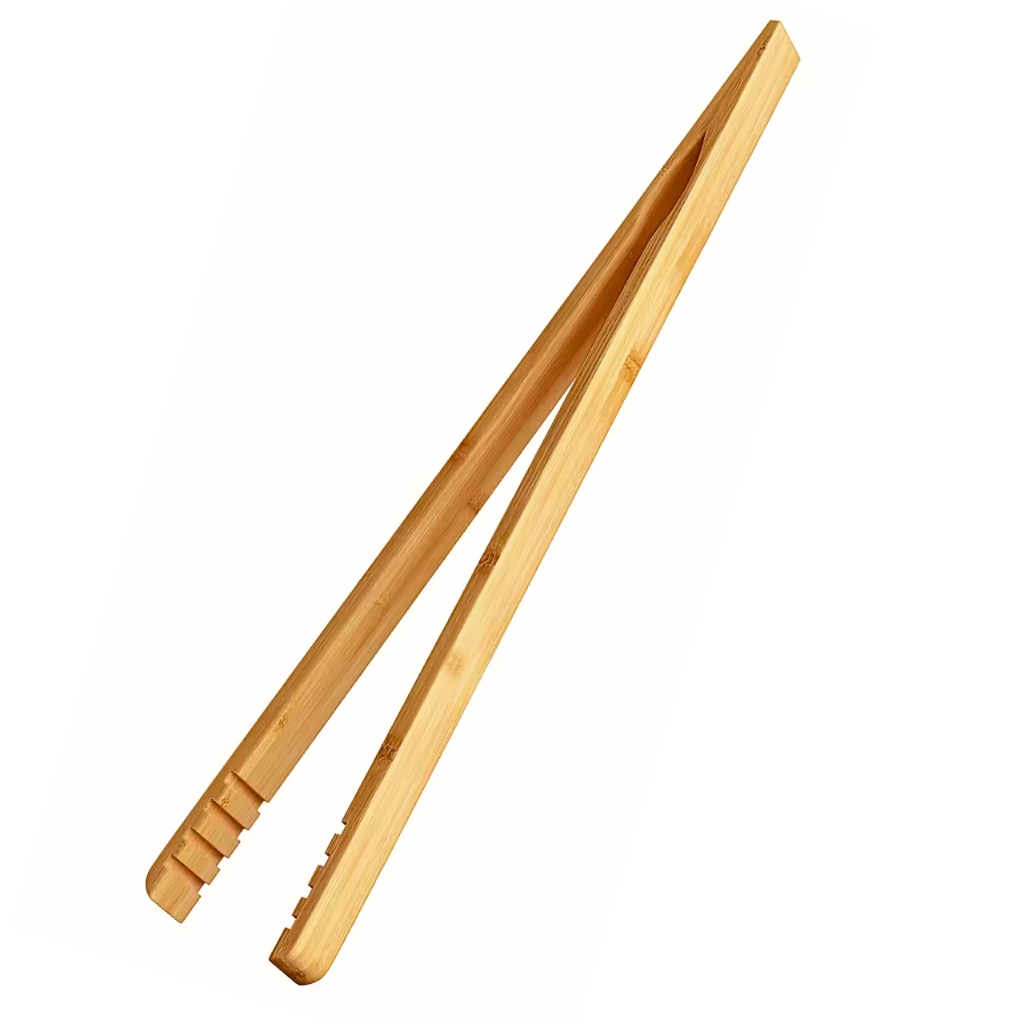 Pinça Culinaria Bambu Fritura Salada Carnes Paes Pegador Clipe Restaurante Cozinha  Mimo Style