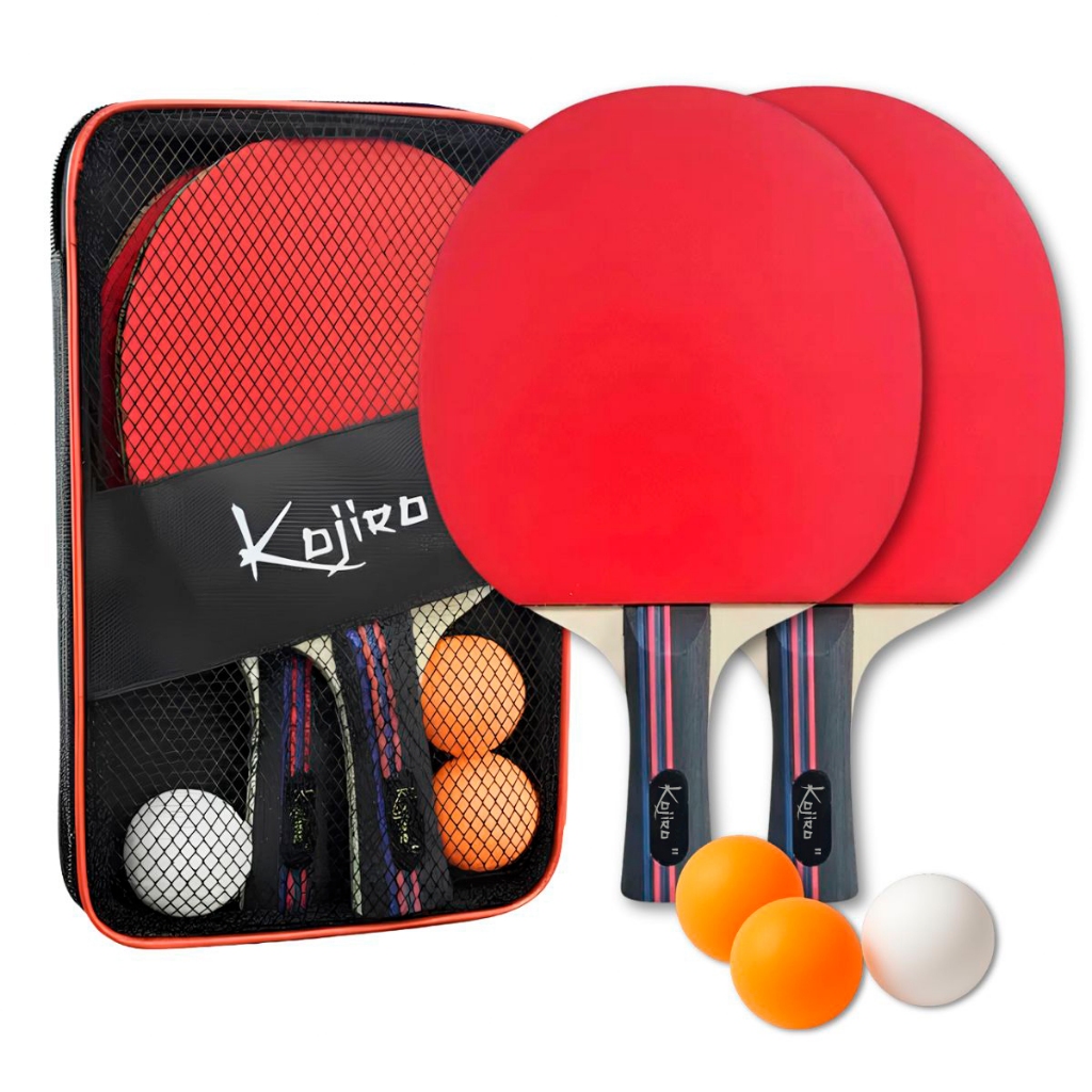 Kit Ping Pong 2 Raquetes 3 Bolas + Bolsa Tênis de Mesa em Oferta na Shopee