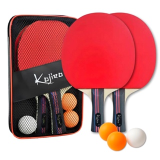 Kit Ping Pong 2 Raquetes 3 Bolas + Bolsa Tênis de Mesa em Oferta na Shopee
