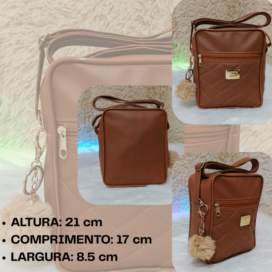 Bolsa Feminina Casual Bordado Cuadrado com Alça Transversal, Acabamento em Couro sintetic. Lançament Top ,Pronta Entrega em Oferta na Shopee