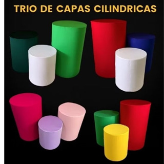 Trio de Capas para Cilindros Veste fácil em Oferta na Shopee