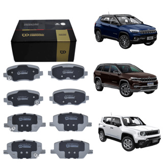 Kit Pastilha Freio Dianteira Traseira Cerâmica Jeep Commander Compass Renegade em Oferta na Shopee