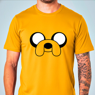 Camiseta JAKE HORA DE AVENTURA Streetwear 100% Algodão Masculina e Feminina Unissex Camisa Premium em Oferta na Shopee