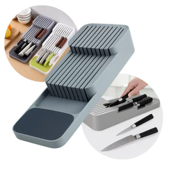 Organizador de Facas para Gaveta Multi Divisórias 39,5cm