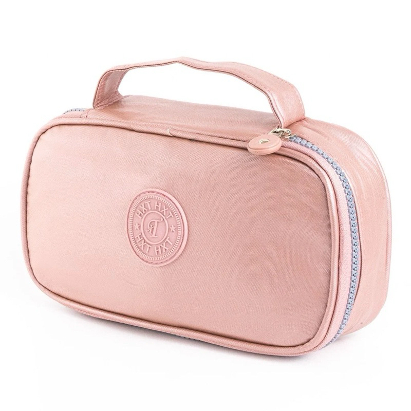 Estojo Escolar Box 50 Pens Metalizado Com Alça e Pompom em Oferta na Shopee