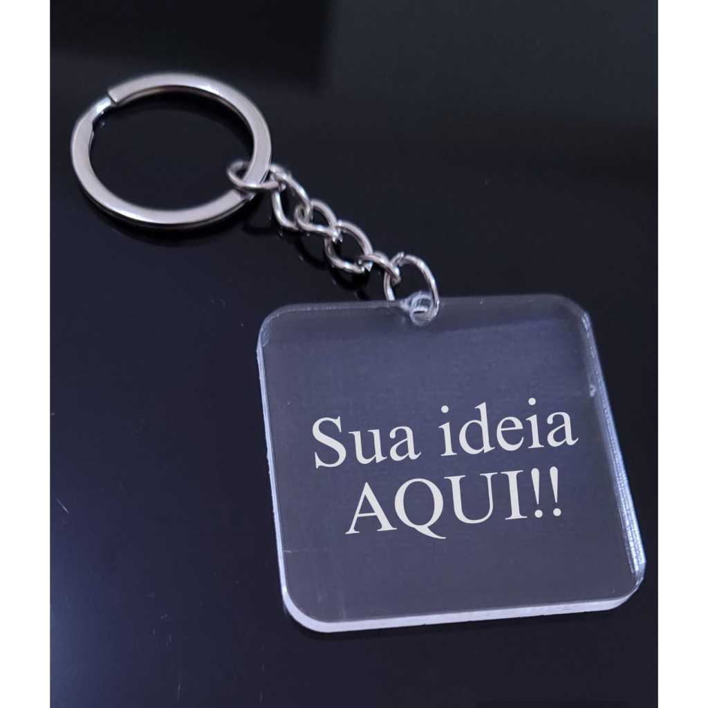 CHAVEIRO + TAG PERSONALIZADO COM SUA LOGO / MARCA - PERSONALIZE COM NOME E CONTATO DA SUA LOJA