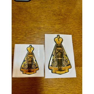 Adesivo Nossa Senhora Aparecida Resinado Proteção UV Alto Relevo Premium Carro Moto Notebook Devocao em Oferta na Shopee