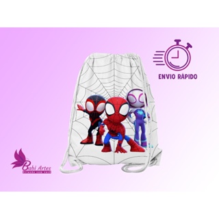 Mochilinhas Saco 19x28cm Homem Aranha (Envio Rápido) em Oferta na Shopee