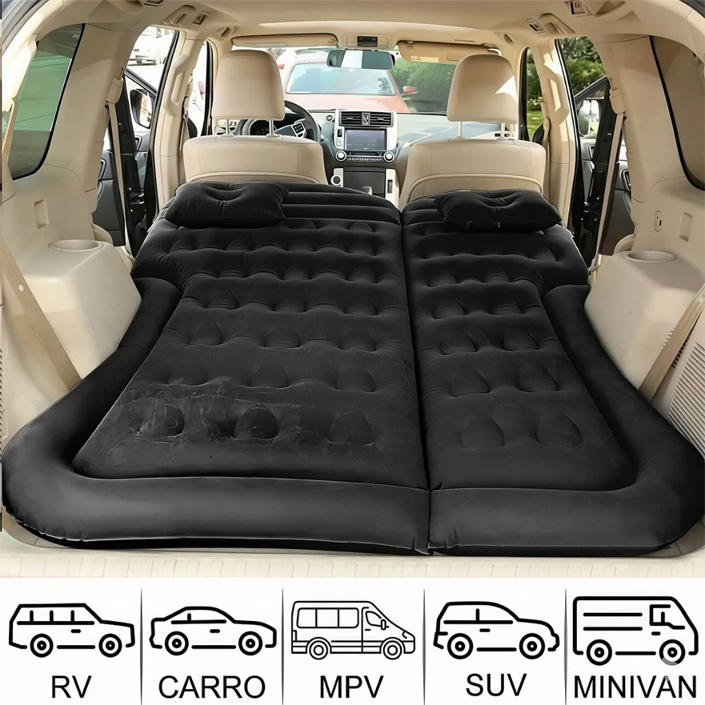 Colchão De Viagem Inflável Dobrável Para Carro Suv Camping