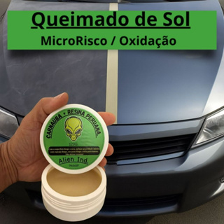 Cera Alien Ind Automotiva Carnauba Espelhamento Cerâmico Polimento Tira Riscos Repele Água 120g em Oferta na Shopee