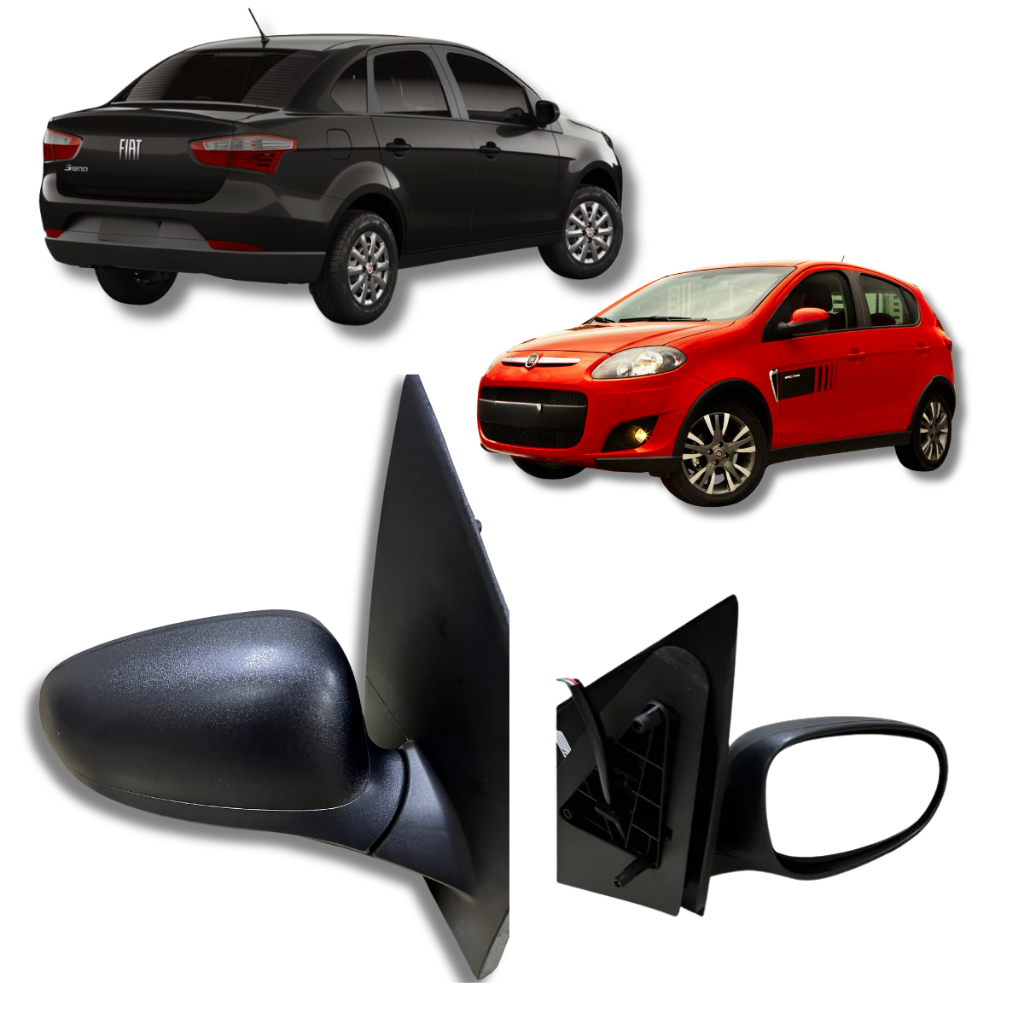 RETROVISOR ELETRICO PALIO/GRAND SIENA 2012 2013 2014 2015 2016 2017 2018 a 2021- UNIDADE