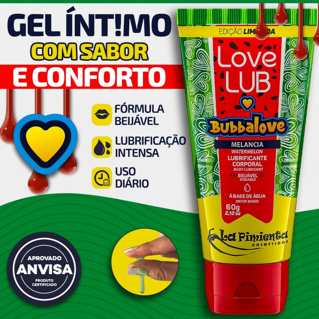 GEL LAPILOVE 60 PARA DEIXAR CHUPADAS MAIS DELICIOSAS