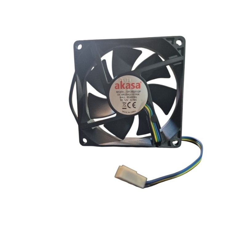 cooler ventoinha, akasa 12v  80x80x25mm