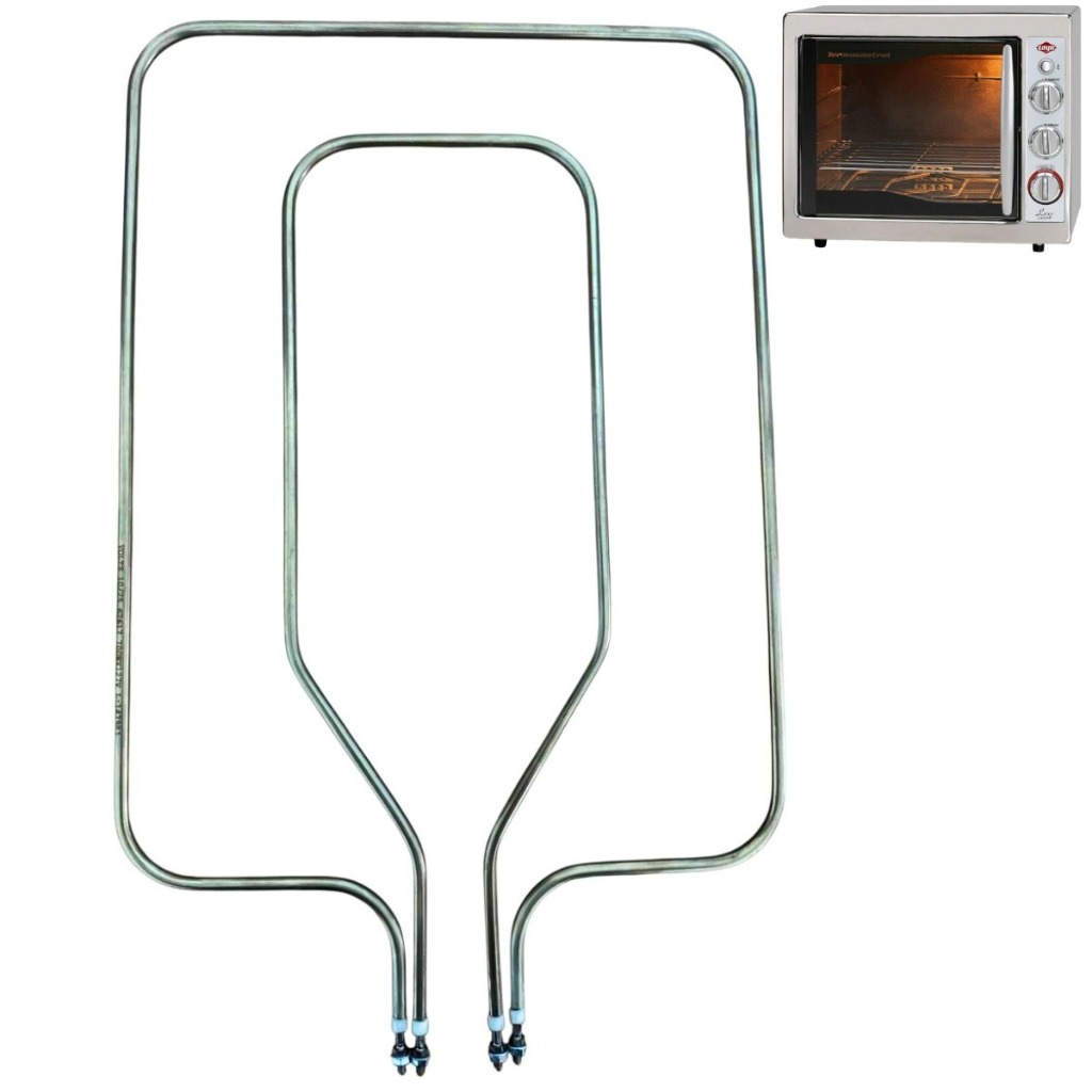 Conjunto Resistência Elétrica Para Forno Elétrico Layr Luxo 220v Com Chapa