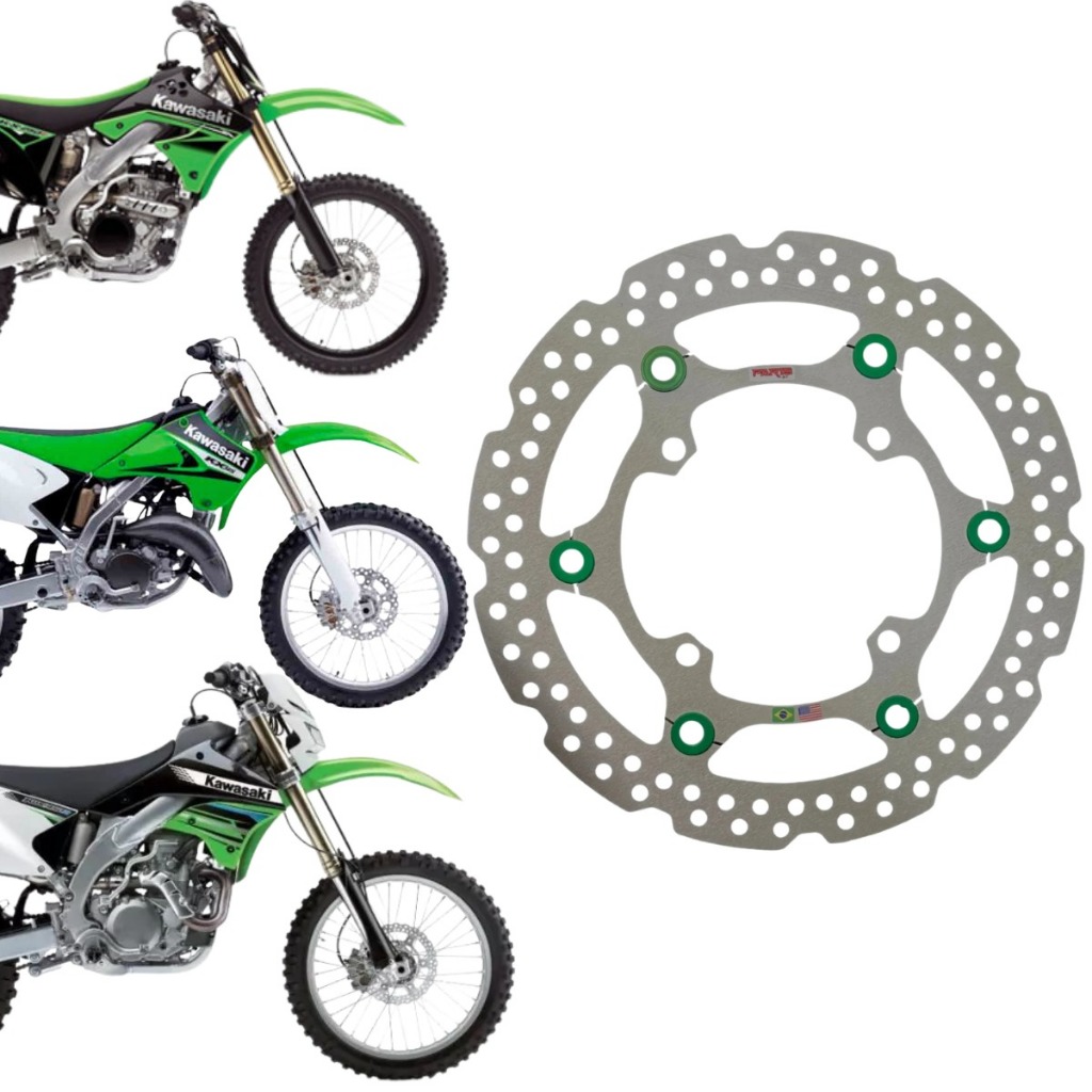 Disco De Freio Dianteiro Flutuante 250mm Kawasaki Kx 125/250 2t Kx 250f/450f Klx 450r 06/14