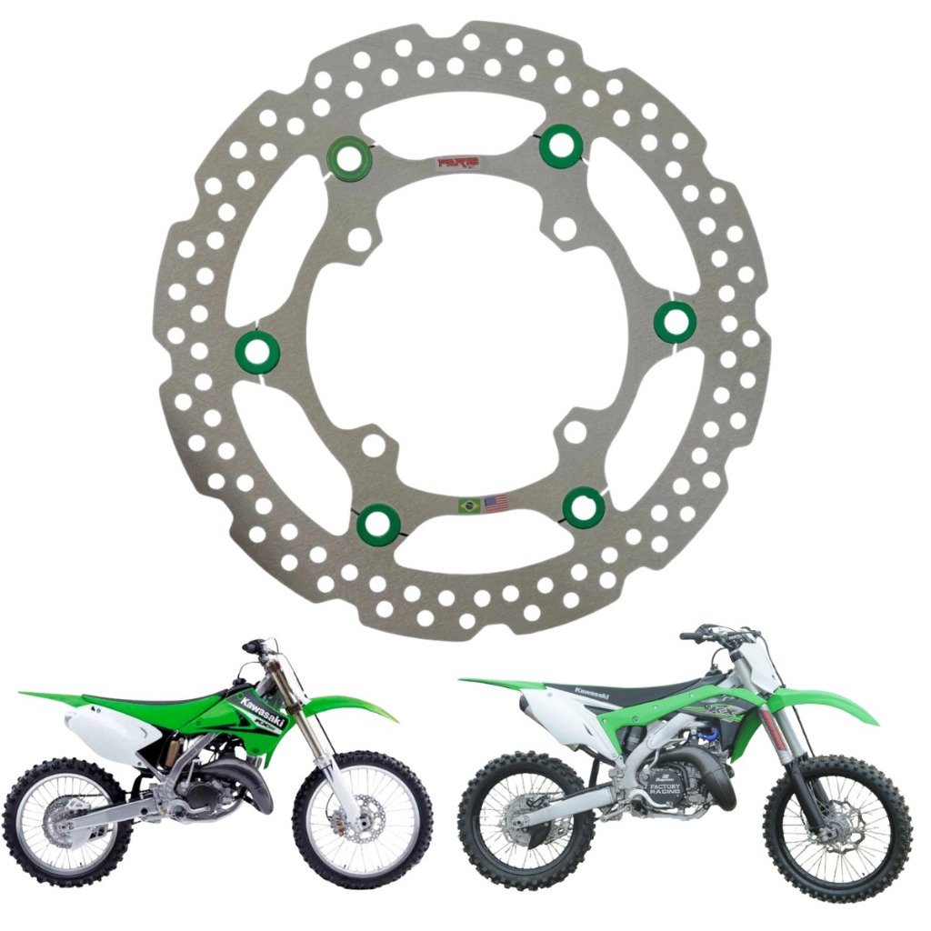 Disco De Freio Dianteiro Flutuante Kawasaki Kx 125 Kx 250 2 Tempos 2006 - 2008 Parts57 Motocross