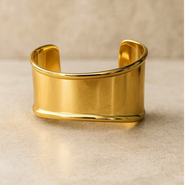 Bracelete orgânico em AÇO INOXIDÁVEL ✨ em Oferta na Shopee