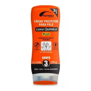 Creme Protetor Luva Química Profissional Nutriex G3 Grupo 3 – 200g para Graxa, Solventes e Químicos Antialérgico em Oferta na Shopee