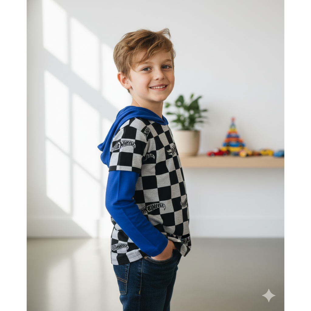 Camiseta Infantil Manga Longa Tema Carros