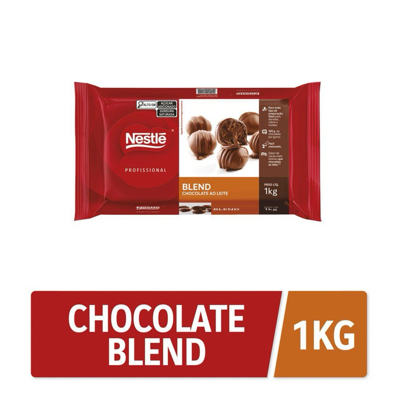 Barra Chocolate Blend Nestlé 1 KG
