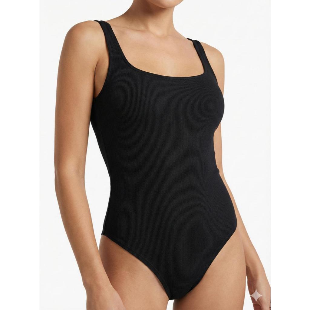 Body Feminino Canelado Básico em Oferta na Shopee