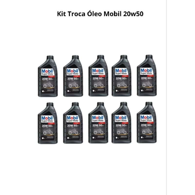 Óleo Mobil 20w50 4T Mineral para Moto