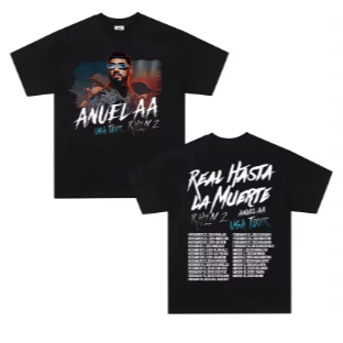 Camiseta Urban Premium – Visual Autêntico cantor anuelaa real hasta la muerte