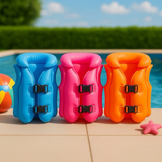 Colete Inflável Infantil Piscina Praia Lago Flutuador Salva Vidas Ideal Criança e Boia