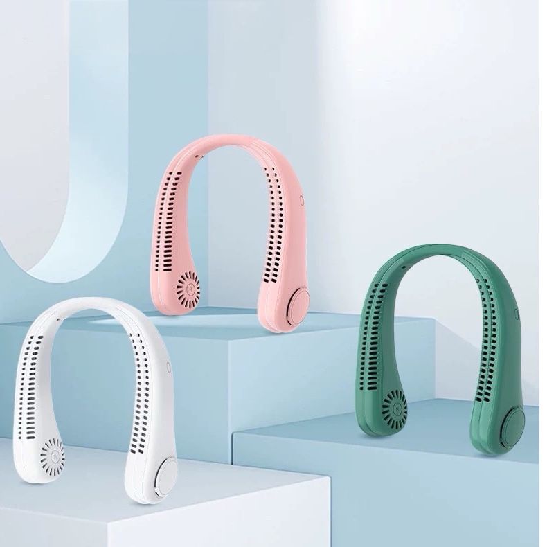 Novidade!!!!Ventilador Flexível De Pescoço, Usb Recarregável Ideal Para Acampar