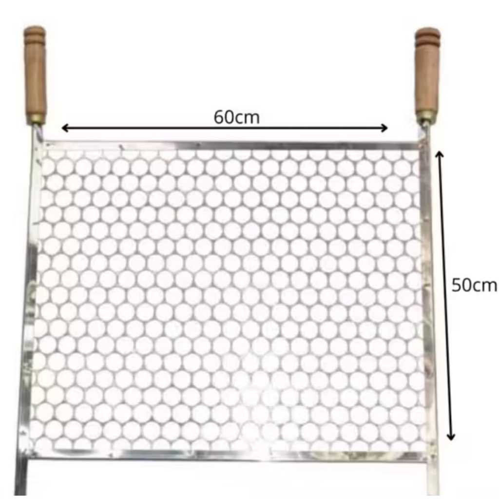 Grelha INOX churrasqueira churrasco 60x50 50x60 50x50 50x40 40x50