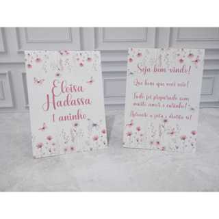 Plaquinha de Mesa Agradecimento Jardim Borboletas, Enfeite de Mesa Jardim das Borboletas em Oferta na Shopee