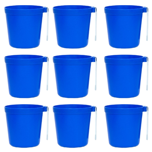 16 Canecas / Canecos azul para Galo (bebedouro e comedouro) em Oferta na Shopee