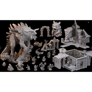 MINIATURAS de RPG Dungeons & Dragons  Coleção - D3str0yer’s Armagedd0n - Loot Studios em Oferta na Shopee