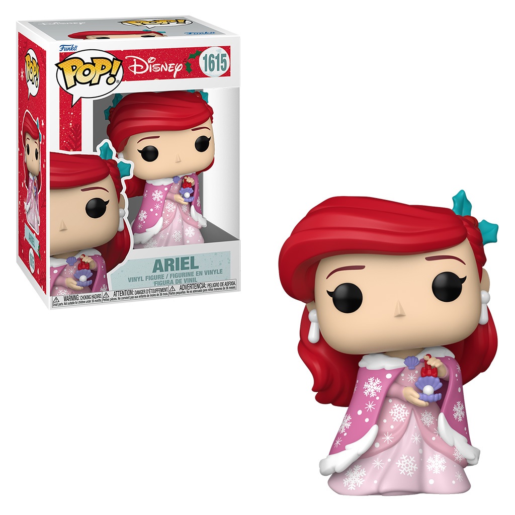FUNKO POP DISNEY HOLIDAY ARIEL 1615 NOVO ORIGINAL em Oferta na Shopee
