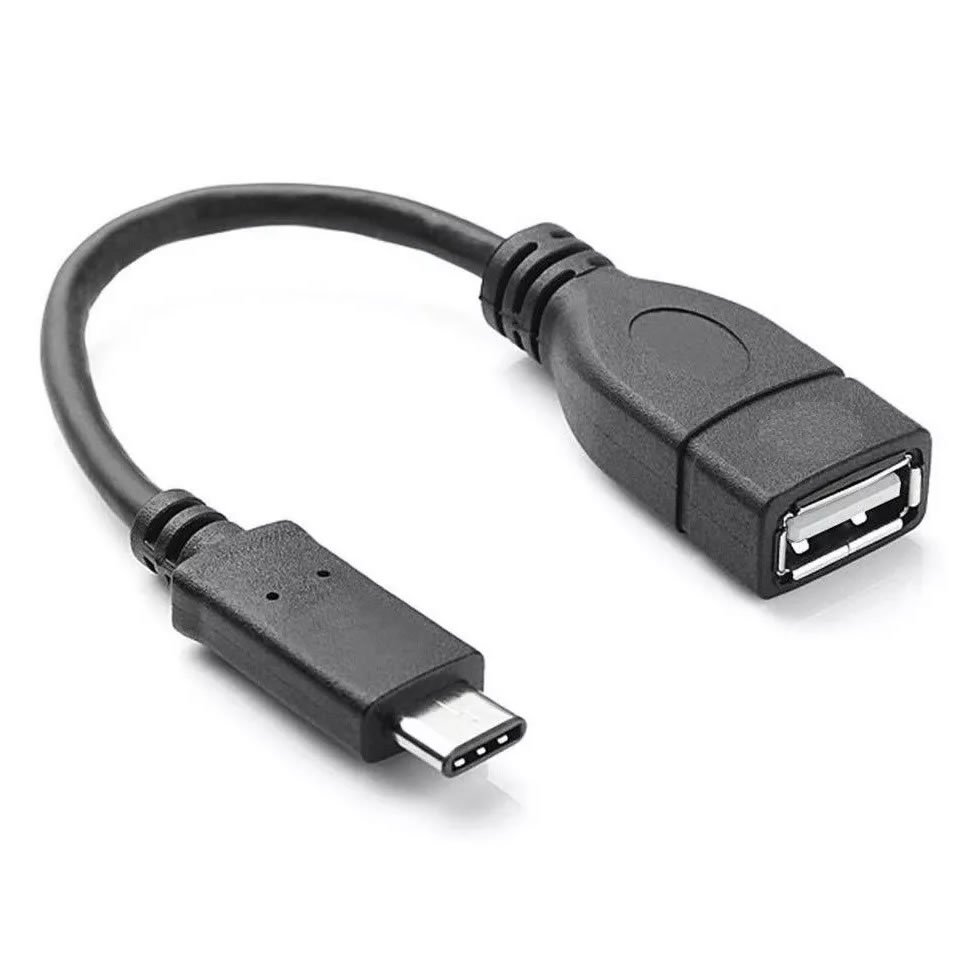 Cabo OTG USB Tipo-C Adaptador Para Pen Drive Teclado Mouse Controle Plug & Play em Oferta na Shopee
