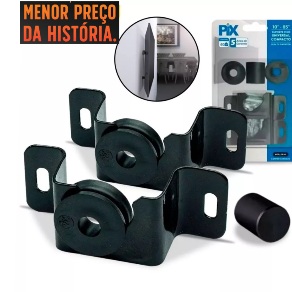 Suporte Universal Fixo Para Smart TV LED LCD 4K Parede Painel 10 24 32 43 50 55 60 75 100 Polegadas