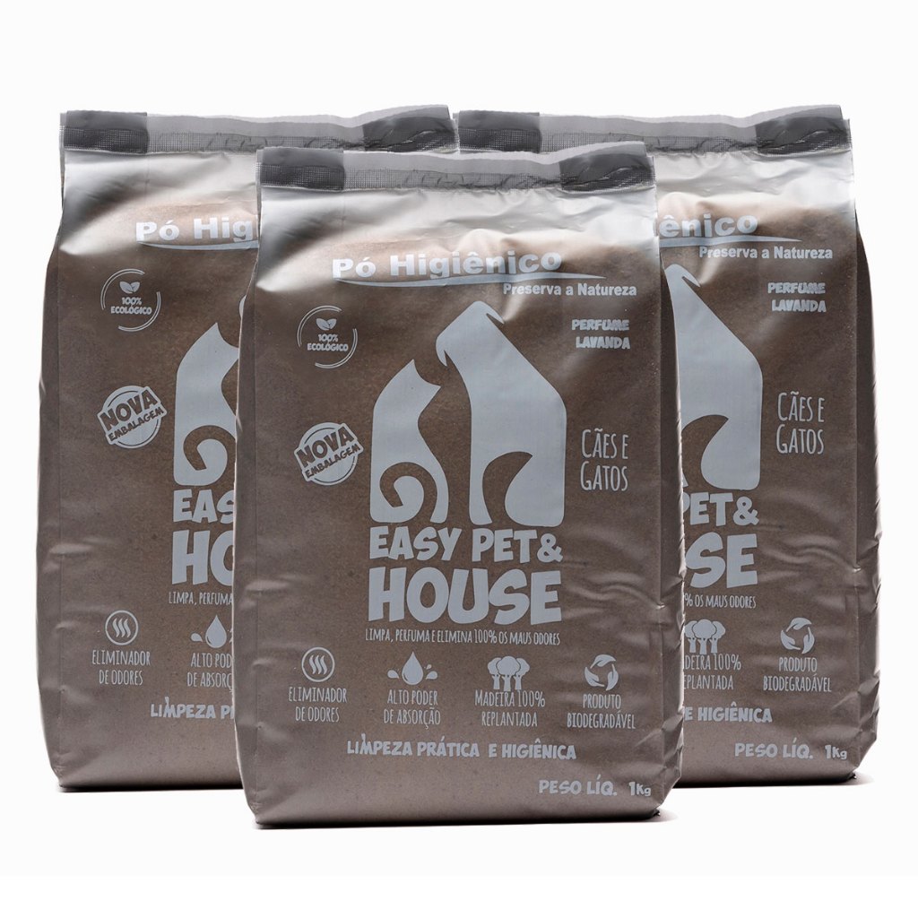 Pó Higiênico Cães E Gatos | Seca Xixi | Elimina Odor - Lavanda