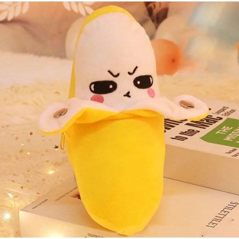 Brinquedo Interativo Música Por Indução Banana de Pelúcia