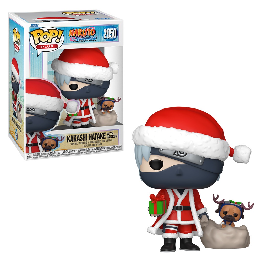 FUNKO POP NARUTO PLUS HOLIDAY KAKASHI HATAKE W/PAKKUN 2050 NOVO ORIGINAL em Oferta na Shopee