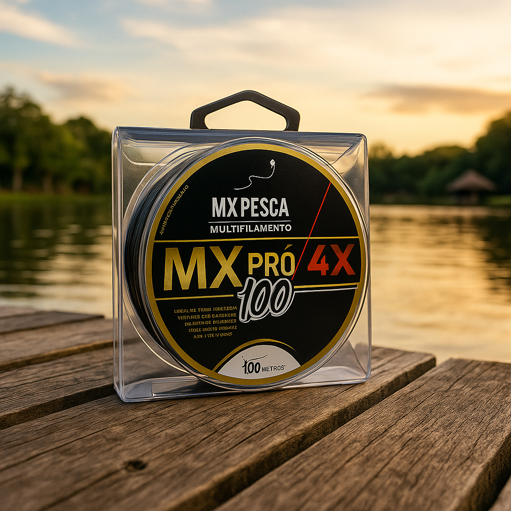 Linha de Pesca Multifilamento MX Pró 4X100M – Multifilamento de Alta Resistência e Sensibilidade