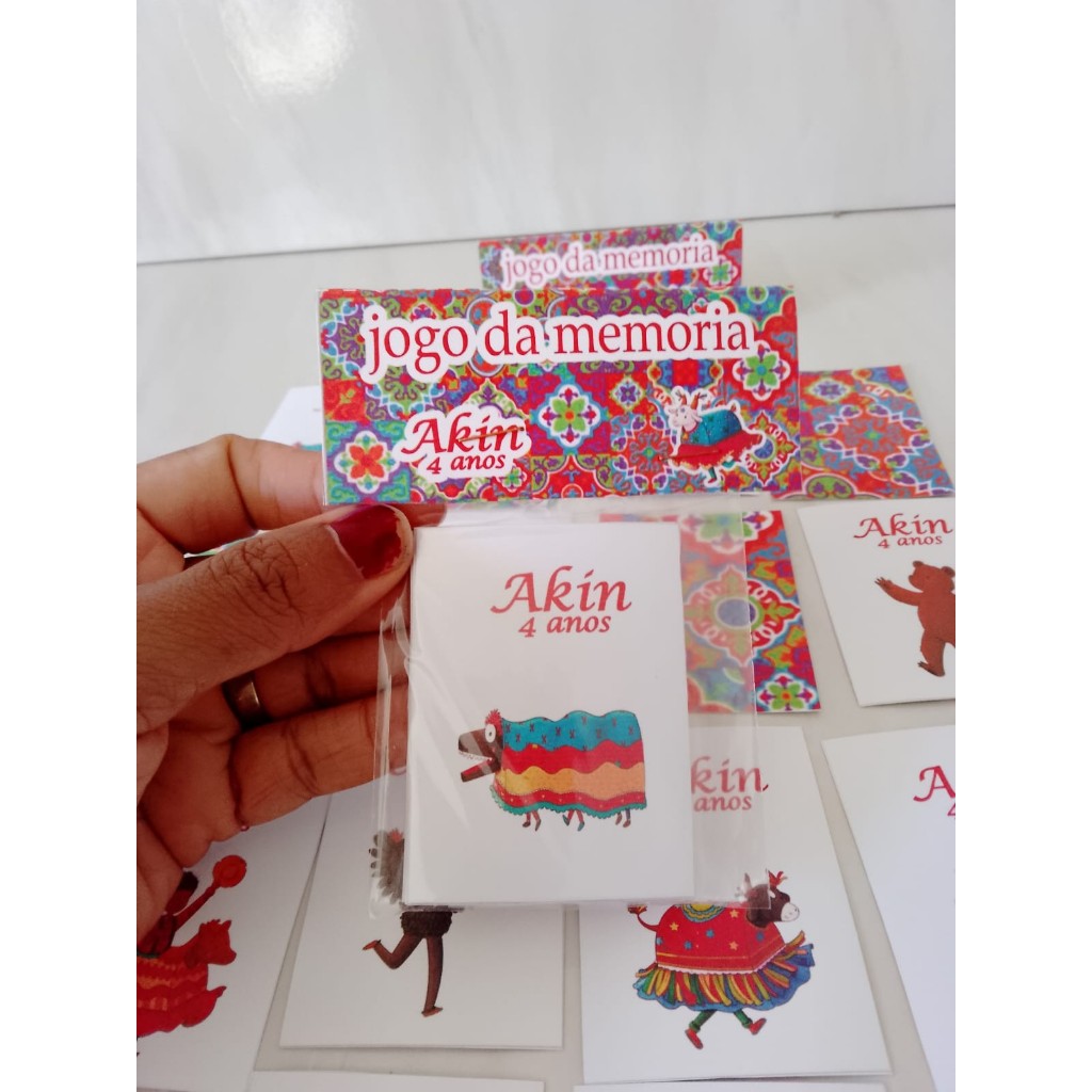10/20/30/40 jogos da memória Boi de mamão personalizados para festas temático lembrancinhas mimos aniversario infantil