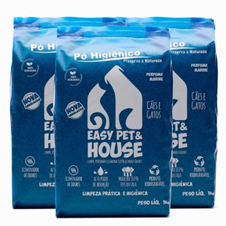 Pó Higiênico Cães E Gatos | Seca Xixi | Elimina Odor - Marine em Oferta na Shopee