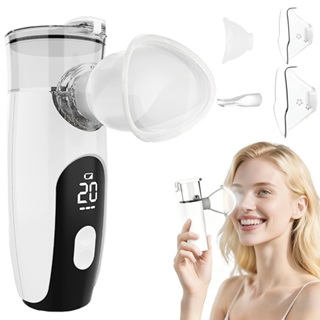 Nebulizador Portátil, Inalador Silencioso Ultrassônico, Ideal para Adultos e Crianças Kit3 Máscara em Oferta na Shopee
