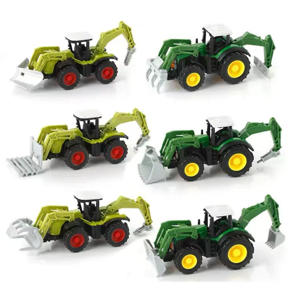 Miniatura Trator Agrícola Veículos Agrícolas 1:60
