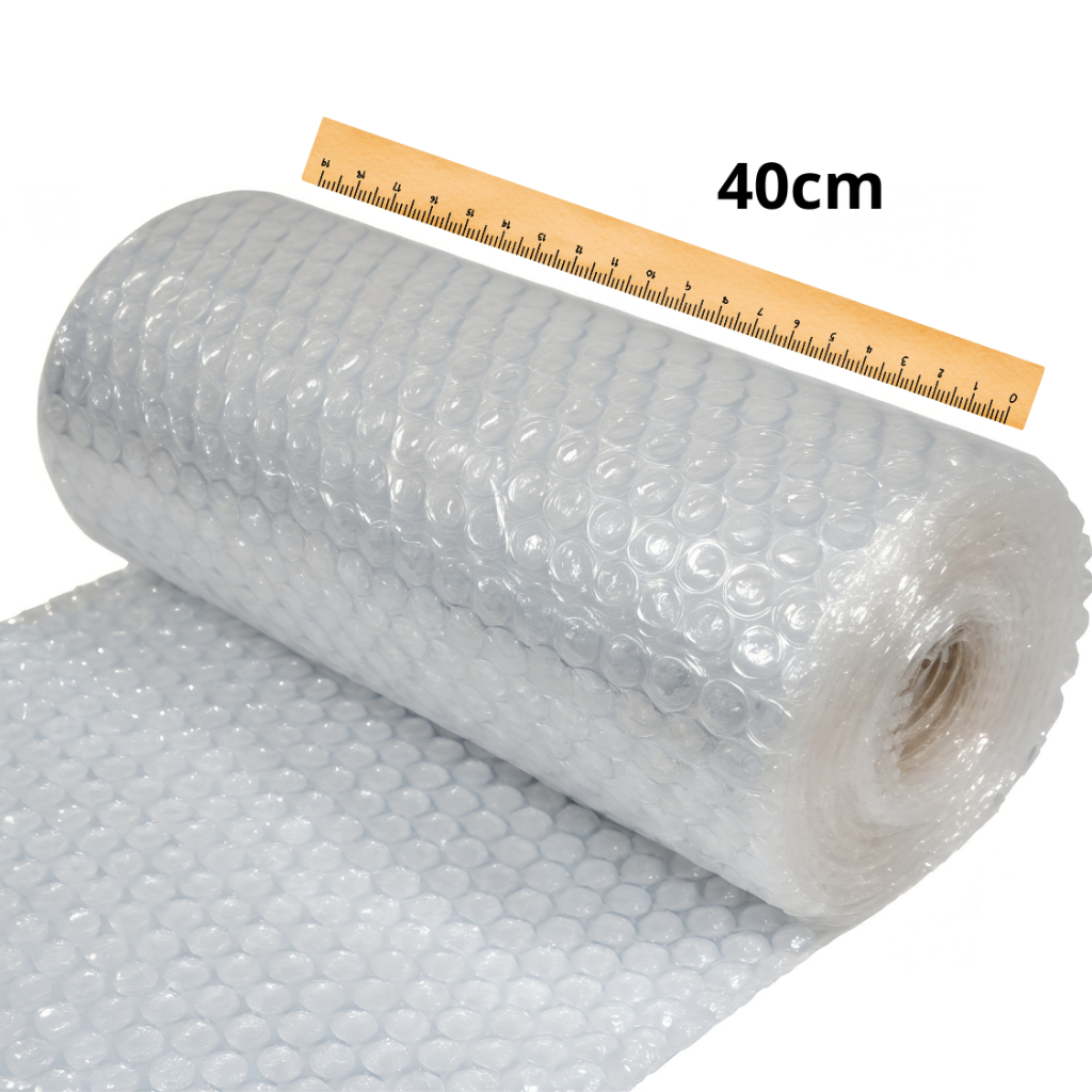 Plástico Bolha 40cm / 10 metros– Rolo para Embalagem, Proteção e Envio de Produtos