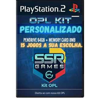 Opl PS2 64gb (PERSONALIZADO) em Oferta na Shopee