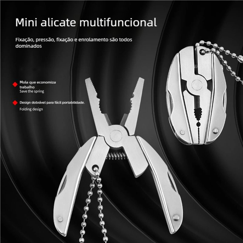 Alicate Canivete 5 em 1 – Mini, Multifuncional e Prático para Uso Diário em Oferta na Shopee