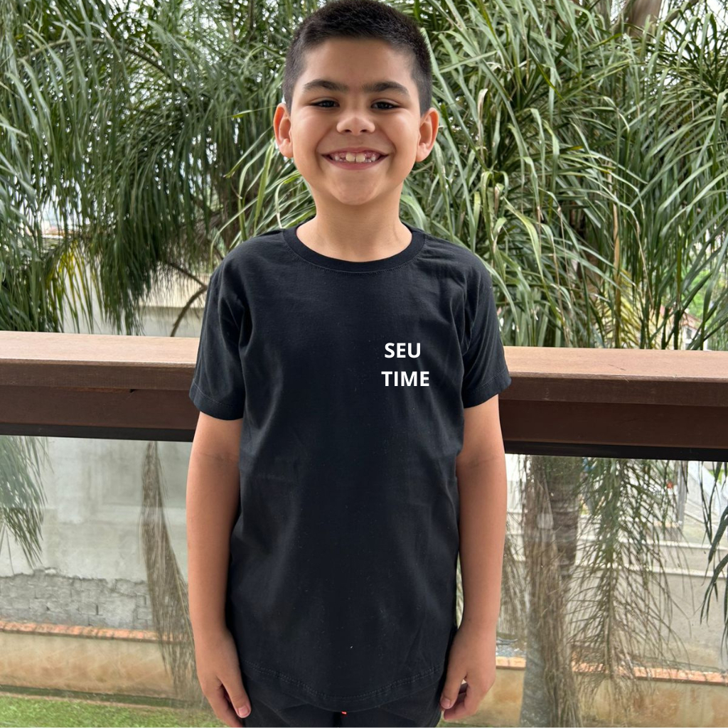 Camiseta Peronalizado de Time Camisa Com Nome Numero e Time Personalizada para presente